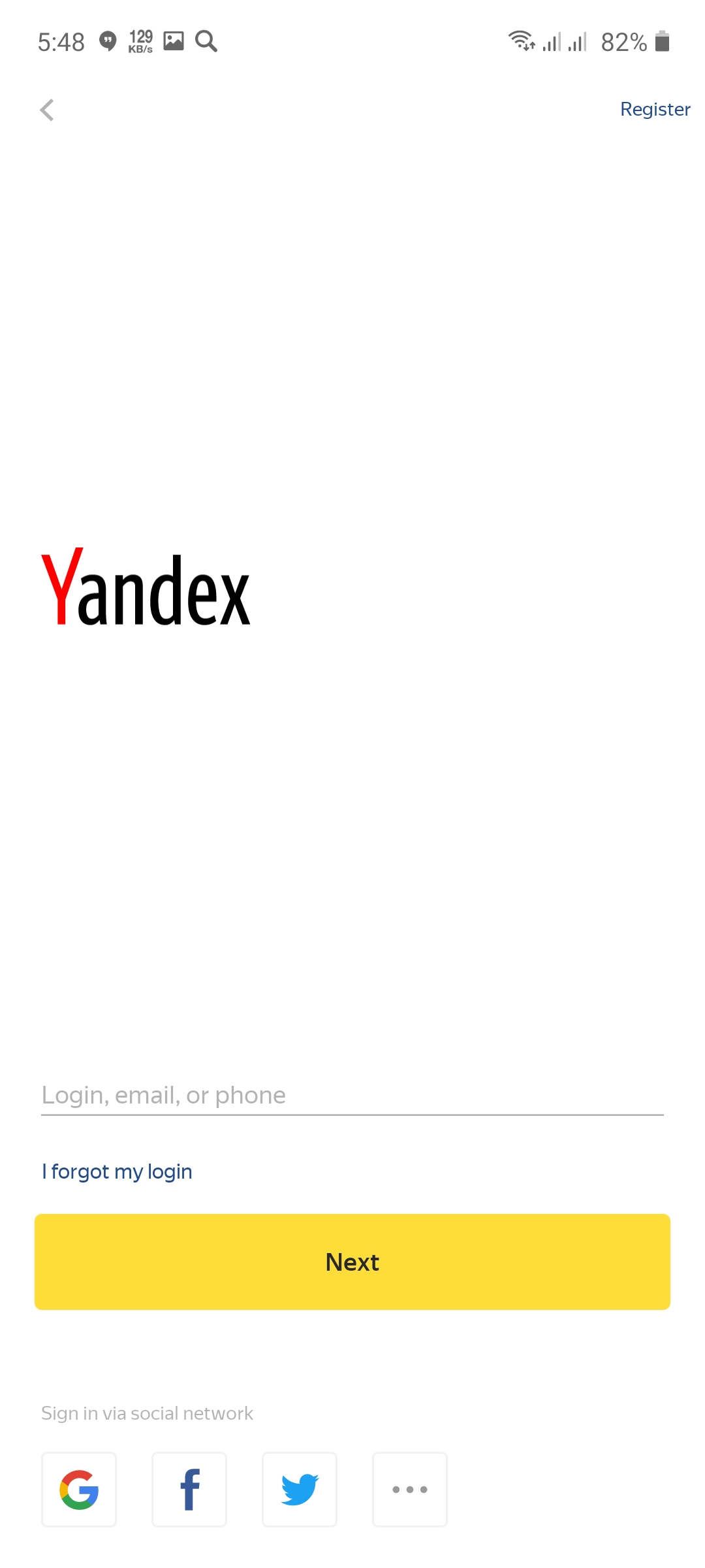 Yandex Russia